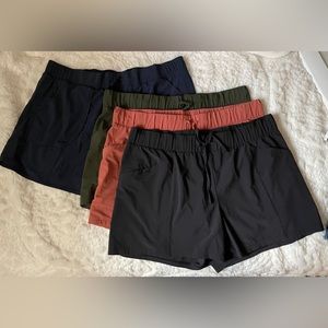 FOUR PAIR of All in Motion active shorts Sz XL